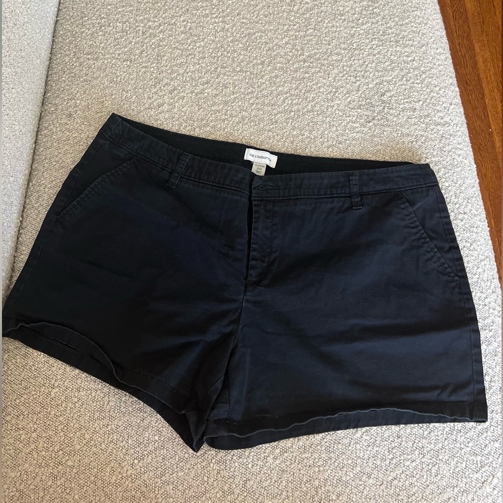Liz Claiborne Black Classic Fit Shorts